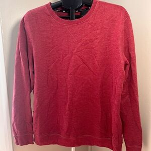 Men's Classic Red Crewneck Sweater